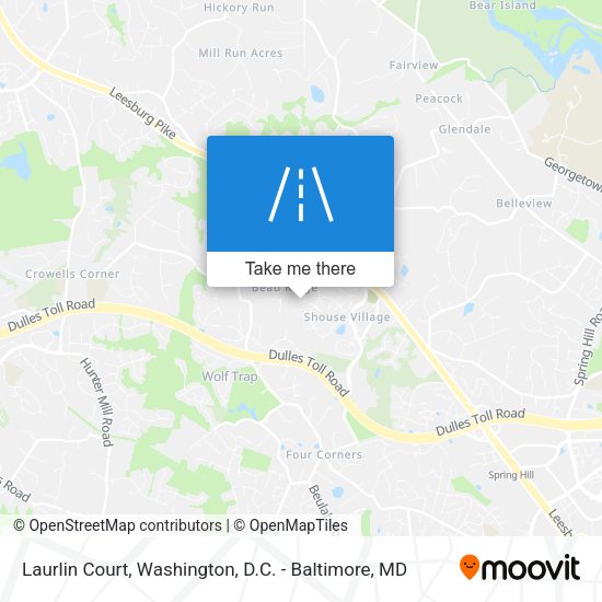 Laurlin Court map