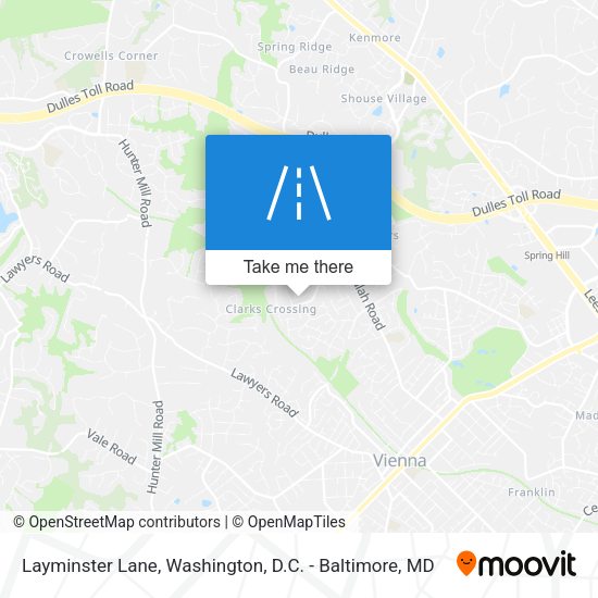 Layminster Lane map