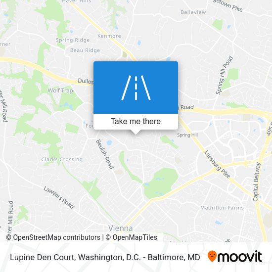 Lupine Den Court map