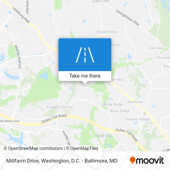 Millfarm Drive map