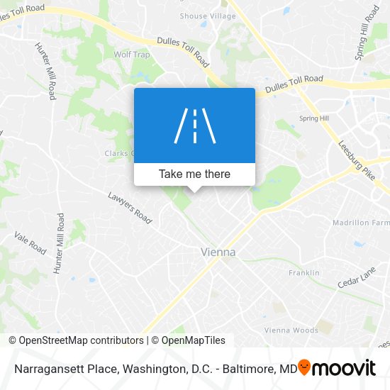 Narragansett Place map
