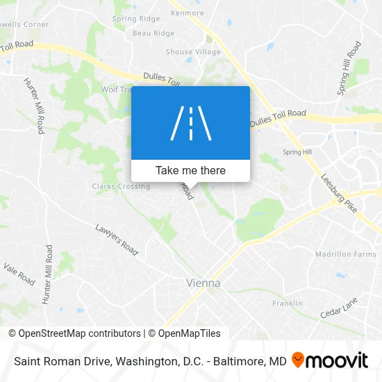 Saint Roman Drive map