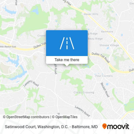 Satinwood Court map