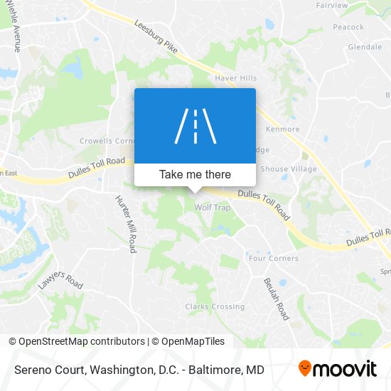 Sereno Court map