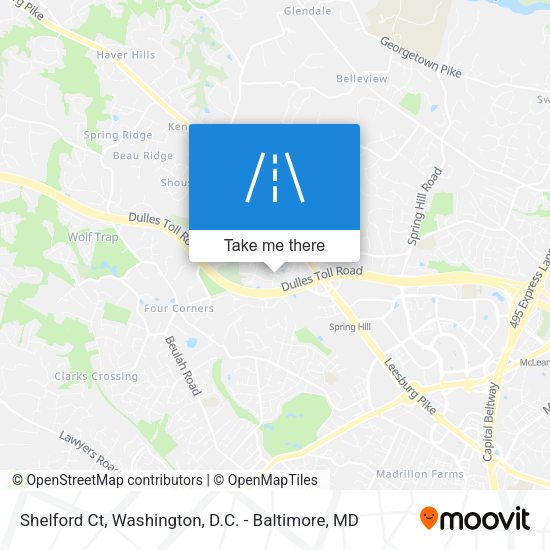 Shelford Ct map