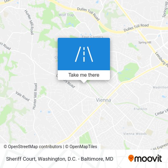 Sheriff Court map