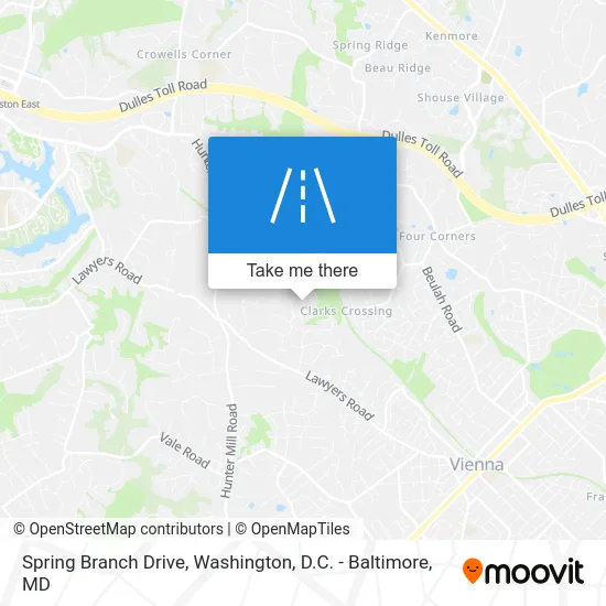 Spring Branch Drive map