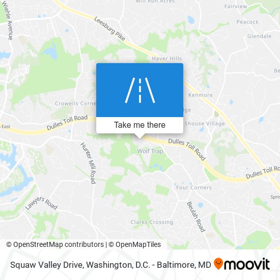 Mapa de Squaw Valley Drive