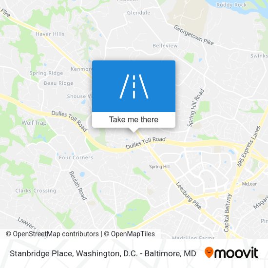 Mapa de Stanbridge Place