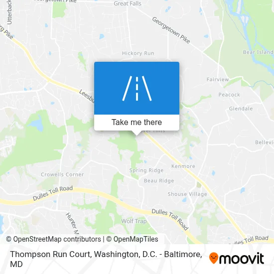 Thompson Run Court map