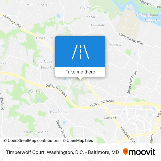 Timberwolf Court map