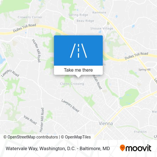 Watervale Way map