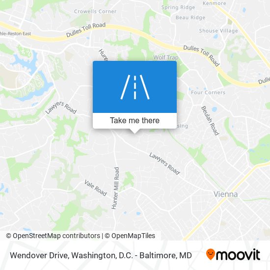 Mapa de Wendover Drive