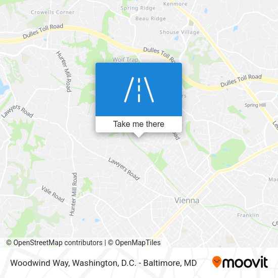 Woodwind Way map