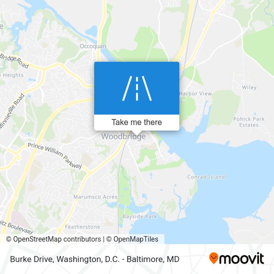 Burke Drive map