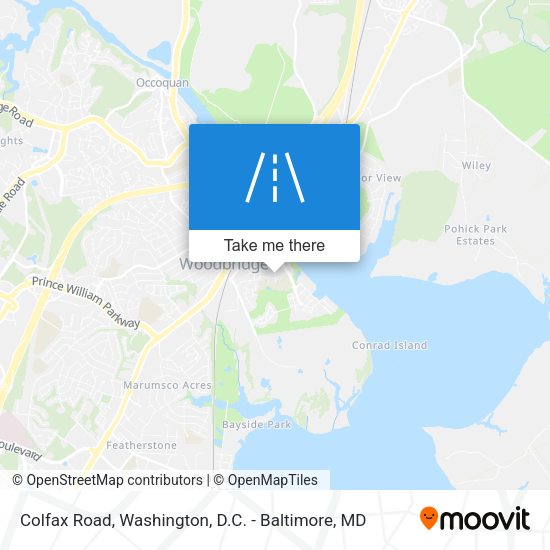 Colfax Road map