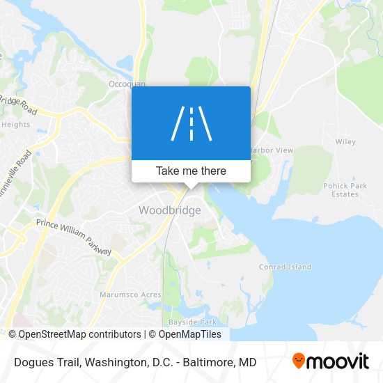 Dogues Trail map