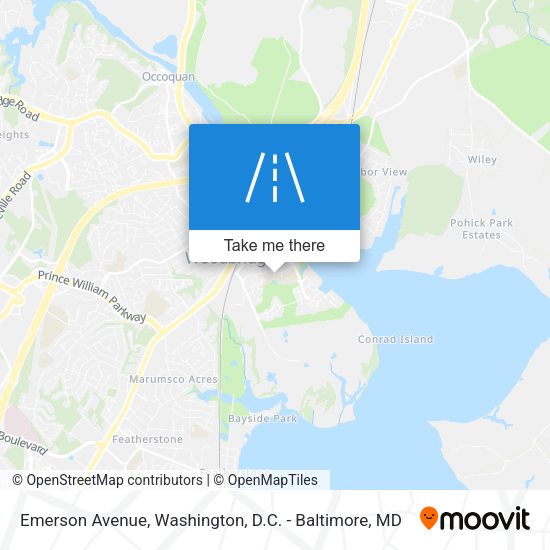 Emerson Avenue map