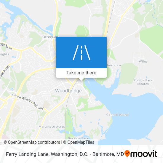 Ferry Landing Lane map