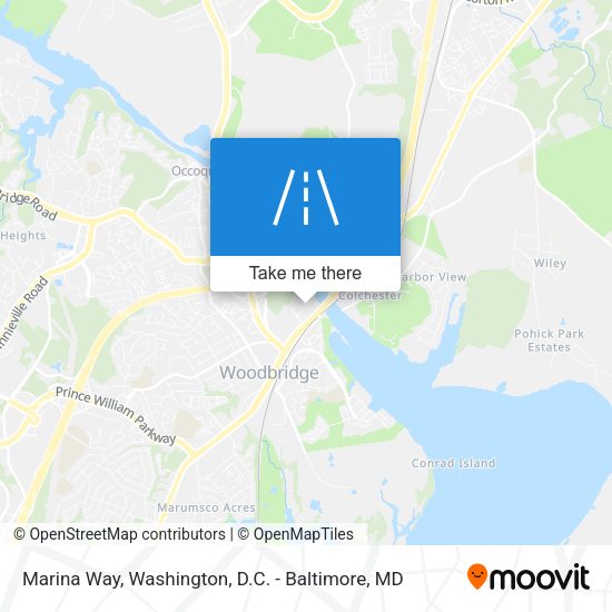 Mapa de Marina Way
