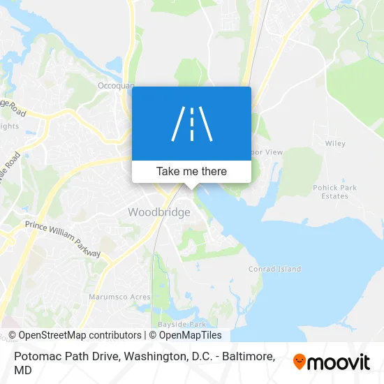 Potomac Path Drive map