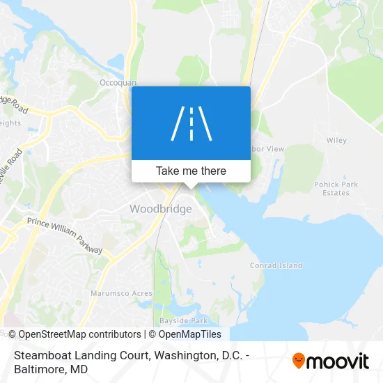 Mapa de Steamboat Landing Court