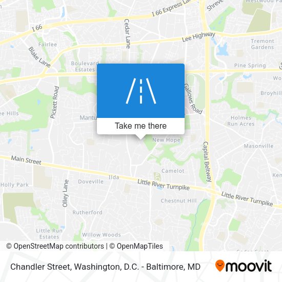 Chandler Street map
