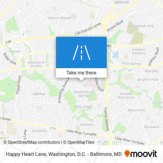 Mapa de Happy Heart Lane