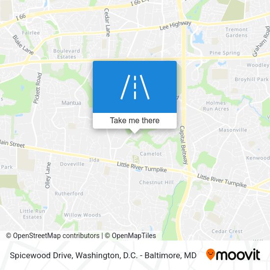 Mapa de Spicewood Drive