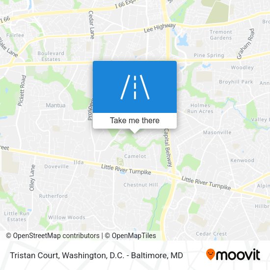 Tristan Court map