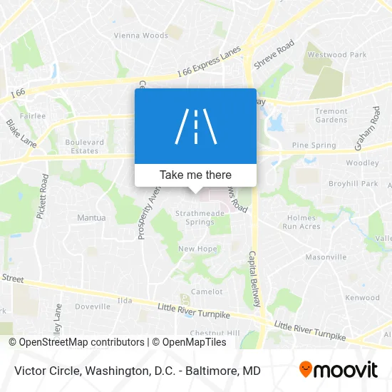 Victor Circle map