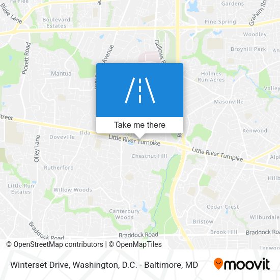 Winterset Drive map
