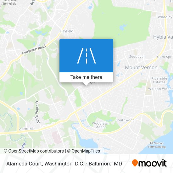 Mapa de Alameda Court