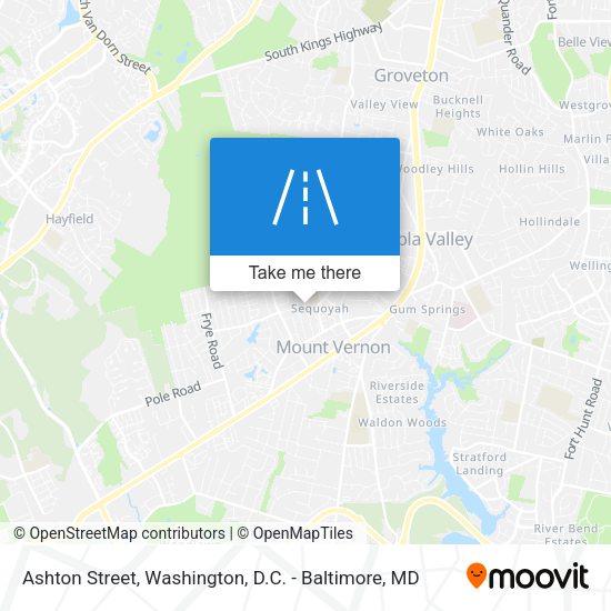 Ashton Street map