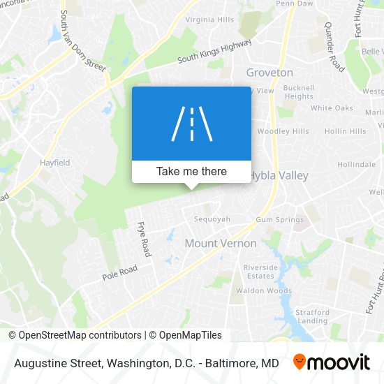 Mapa de Augustine Street