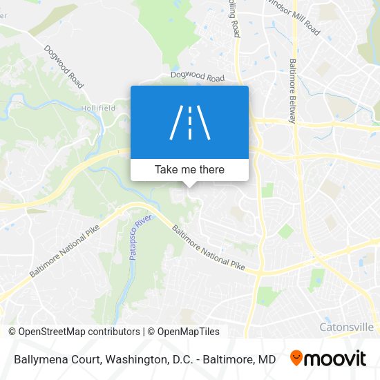 Ballymena Court map