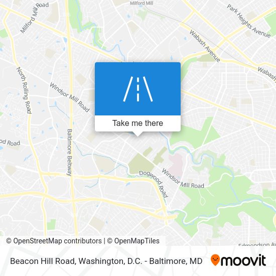 Mapa de Beacon Hill Road