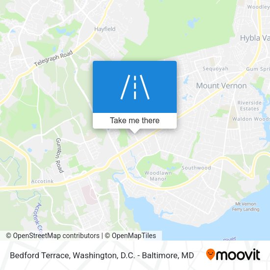 Mapa de Bedford Terrace
