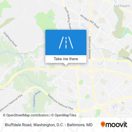 Bluffdale Road map
