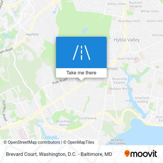 Brevard Court map