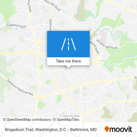 Brigadoon Trail map