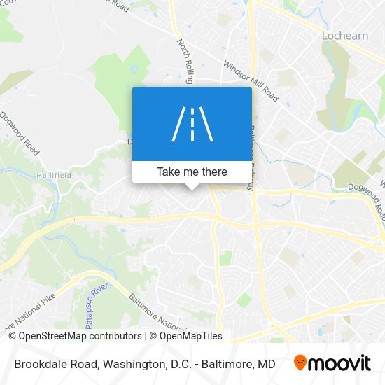 Mapa de Brookdale Road