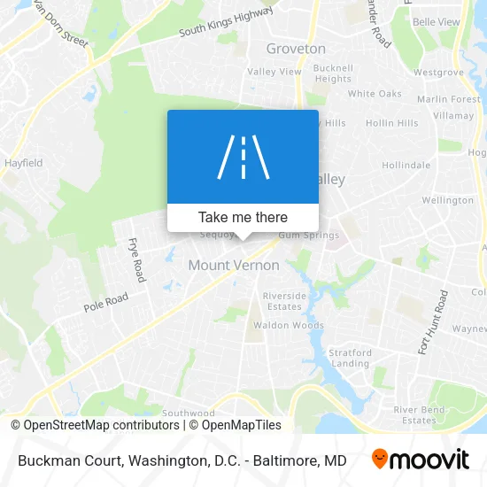 Buckman Court map