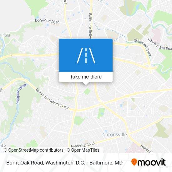Burnt Oak Road map