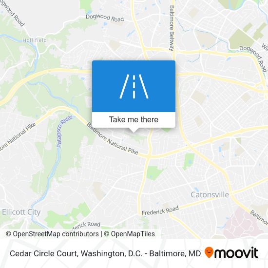Cedar Circle Court map