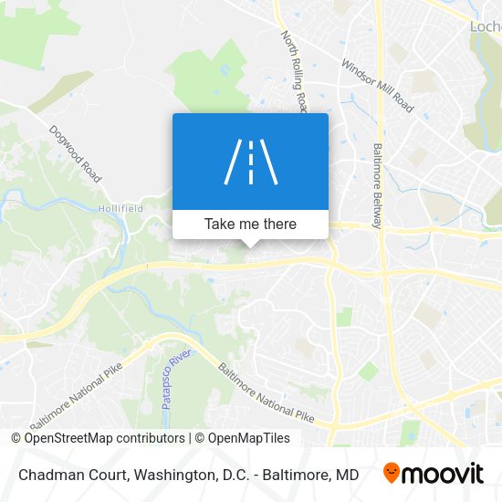 Chadman Court map