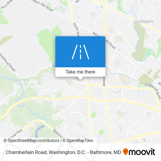 Chamberlain Road map