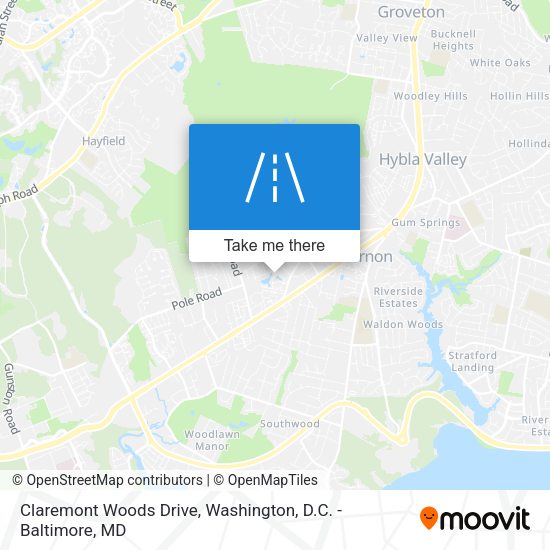 Mapa de Claremont Woods Drive