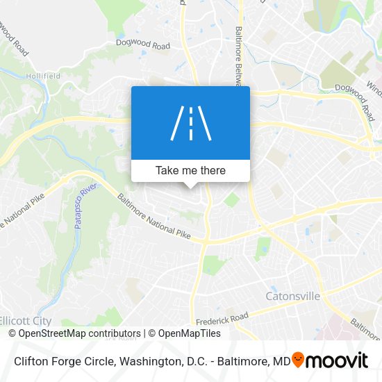Clifton Forge Circle map