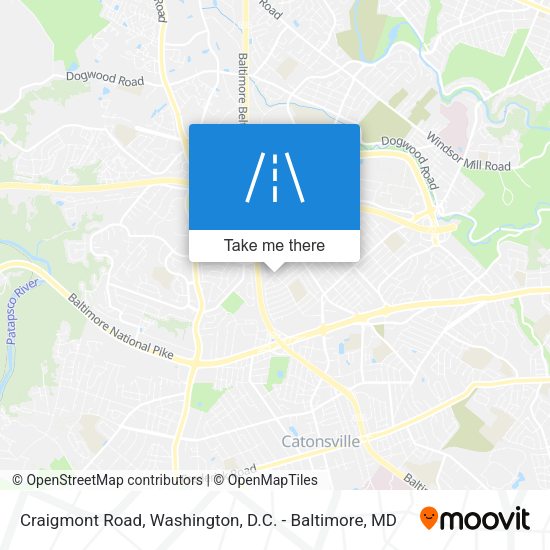 Mapa de Craigmont Road
